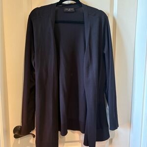 Lane Bryant black Open Front Cardigan